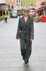 ASHLEY ROBERTS Arrives at Global Offices in London 05/11/2023