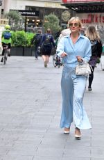 ASHLEY ROBERTS Arrives at Heart Radio in London 05/02/2023