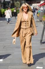 ASHLEY ROBERTS Arrives at Heart Radio in London 05/03/2023