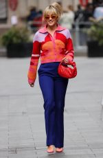 ASHLEY ROBERTS Arrives at Heart Radio in London 05/05/2023 