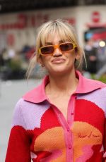 ASHLEY ROBERTS Arrives at Heart Radio in London 05/05/2023 