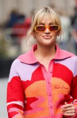 ASHLEY ROBERTS Arrives at Heart Radio in London 05/05/2023 