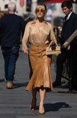 ASHLEY ROBERTS Leaves Global Radio Studios in London 05/10/2023