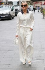 ASHLEY ROBERTS Leaves Heart Breakfast Show in London 05/23/2023
