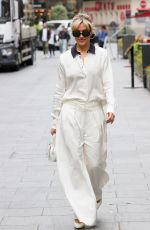 ASHLEY ROBERTS Leaves Heart Breakfast Show in London 05/23/2023