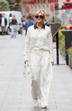 ASHLEY ROBERTS Leaves Heart Breakfast Show in London 05/23/2023