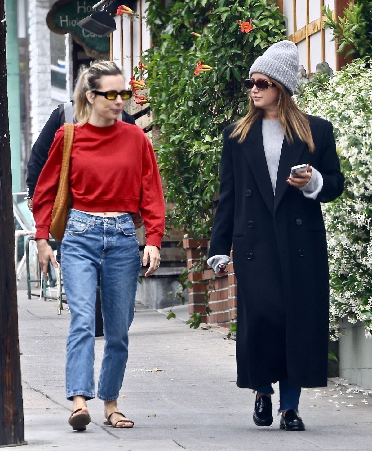 ASHLEY TISDALE Out for Lunch with a Friend at All Time in Los Angeles ...