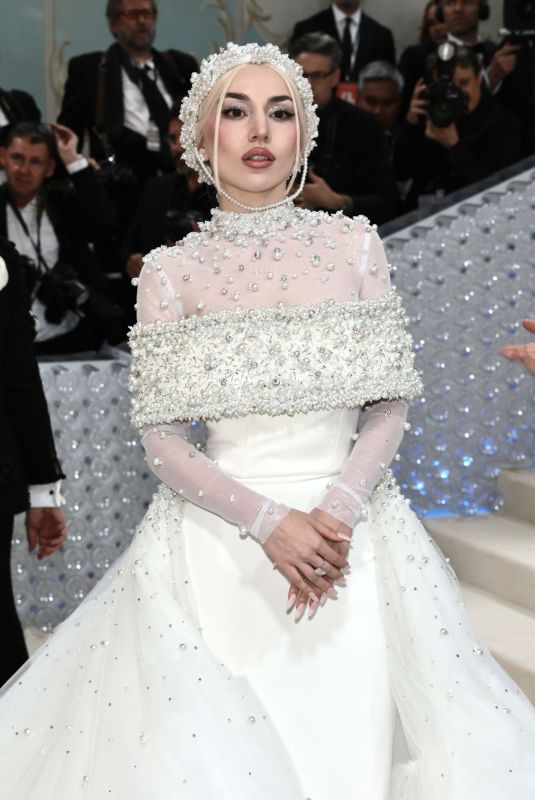 AVA MAX at 2023 Met Gala Celebrating Karl Lagerfeld: A Line of Beauty in New York 05/01/2023