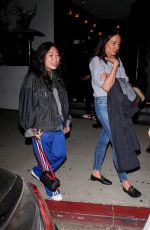 AWKWAFINA Leaves Catch Steak Restaurant in Los Angeles 05/13/2023