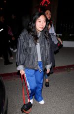 AWKWAFINA Leaves Catch Steak Restaurant in Los Angeles 05/13/2023