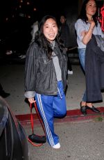 AWKWAFINA Leaves Catch Steak Restaurant in Los Angeles 05/13/2023