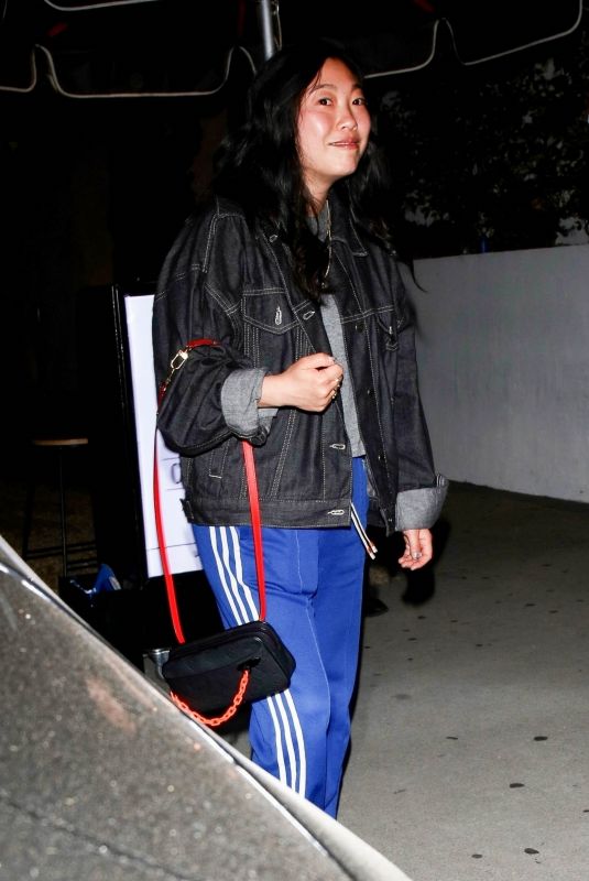 AWKWAFINA Leaves Catch Steak Restaurant in Los Angeles 05/13/2023
