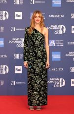 BENEDETTA PORCAROLI at 68th David Di Donatello Red Carpet in Rome 05/10/2023