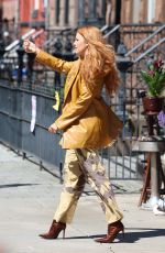 BLAKE LIVELY on the Set of It Ends With Us in New Jersey 05/25/2023