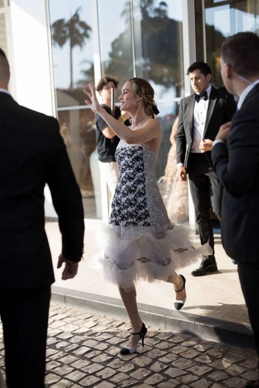BRIE LARSON at Hotel Martinez in Cannes 05/24/2023