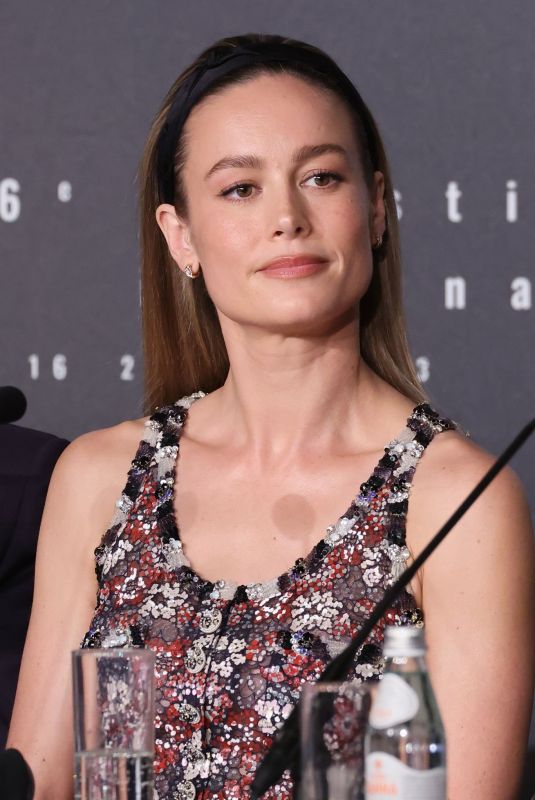 BRIE LARSON at Jury Photocall and Press Conference at 2023 Cannes Film Festival 05/16/2023