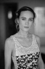 BRIE LARSON Getting Ready for Cannes with Vogue Magazine, May 2023