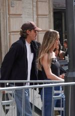 BRIE LARSON Out and About in Rome 05/12/2023