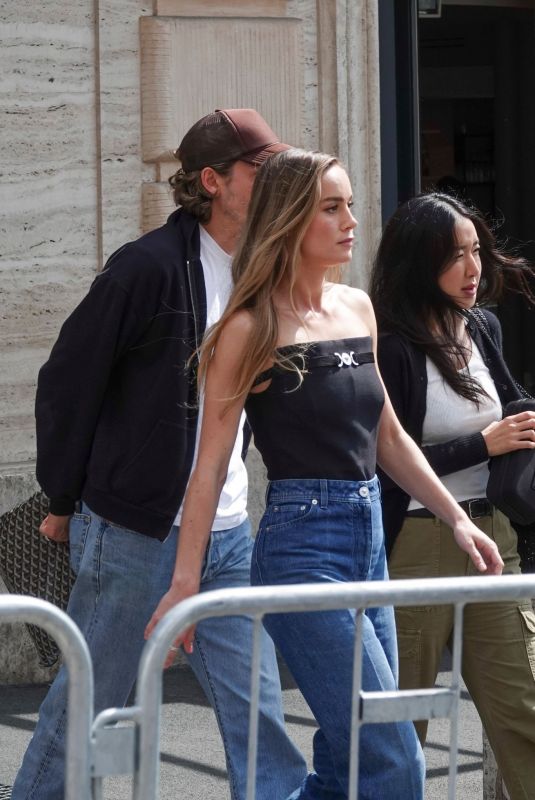 BRIE LARSON Out and About in Rome 05/12/2023