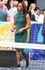 BRITTANY BELL on the Set of Good Morning America in New York 05/29/2023