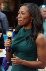 BRITTANY BELL on the Set of Good Morning America in New York 05/29/2023