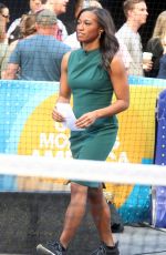 BRITTANY BELL on the Set of Good Morning America in New York 05/29/2023