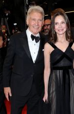 CALISTA FLOCKHART and Harrison Ford at Indiana Jones and the Dial of Destiny Premiere at 76th Cannes Film Festival 05/18/2023