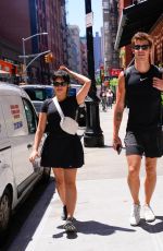CAMILA CABELLO and Shawn Mendes in Black Athleisure Out in New York 05/25/2023