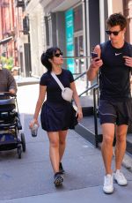 CAMILA CABELLO and Shawn Mendes in Black Athleisure Out in New York 05/25/2023