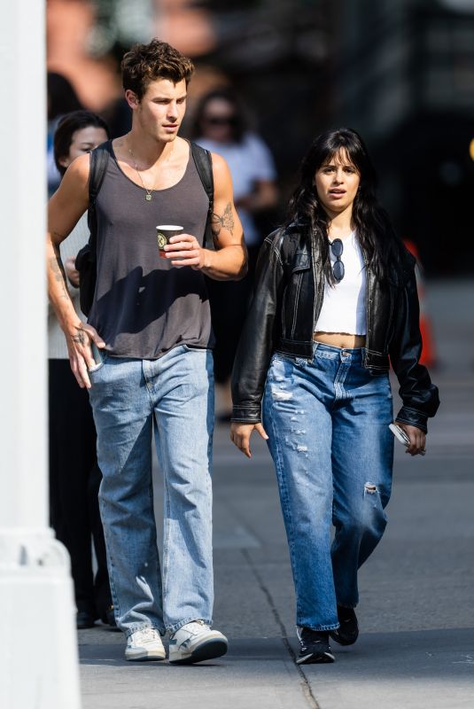 CAMILA CABELLO and Shawn Mendes on a Coffee Date in New York 05/23/2023