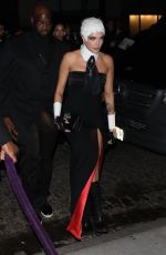 CARA DELEVINGNE Arrives at Met Gala Afterparty at Zero Bond in New York 05/01/2023