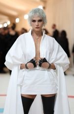 CARA DELEVINGNE at 2023 Met Gala Celebrating Karl Lagerfeld: A Line of Beauty in New York 05/01/2023