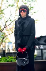 CARA DELEVINGNE on the Set of American Horror Story in Los Angeles 04/25/2023