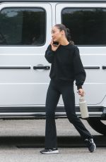 CARA SANTANA Arrives at a Gym in Los Angeles 05/17/2023