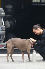 CARA SANTANA Arrives at a Gym in Los Angeles 05/17/2023