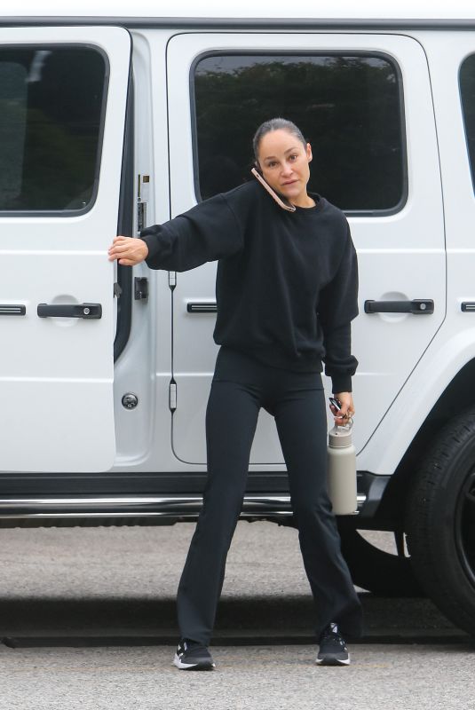 CARA SANTANA Arrives at a Gym in Los Angeles 05/17/2023