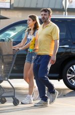 CAYLEE COWAN and Casey Affleck at Gelson