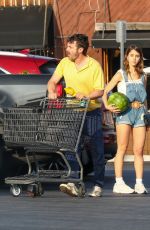 CAYLEE COWAN and Casey Affleck at Gelson