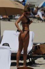 CHANTEL JEFFRIES in Bikini at a Beach in Miami 05/01/2023