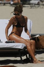 CHANTEL JEFFRIES in Bikini at a Beach in Miami 05/01/2023