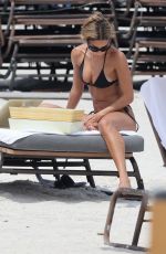 CHANTEL JEFFRIES in Bikini at a Beach in Miami 05/28/2023