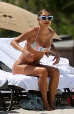 CHANTEL JEFFRIES in Bikini on the Beach in Miami 05/02/2023