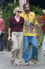 CHARLIZE THERON and Alex Dimitrijevic at All Time Restaurant in Los Angeles 05/16/2023