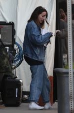 CHLOE BENNET on the Set of Interior Chinatown in Los Angeles 05/10/2023