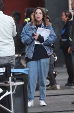CHLOE BENNET on the Set of Interior Chinatown in Los Angeles 05/10/2023
