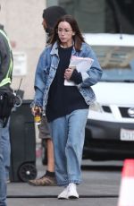 CHLOE BENNET on the Set of Interior Chinatown in Los Angeles 05/10/2023