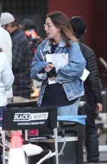 CHLOE BENNET on the Set of Interior Chinatown in Los Angeles 05/10/2023