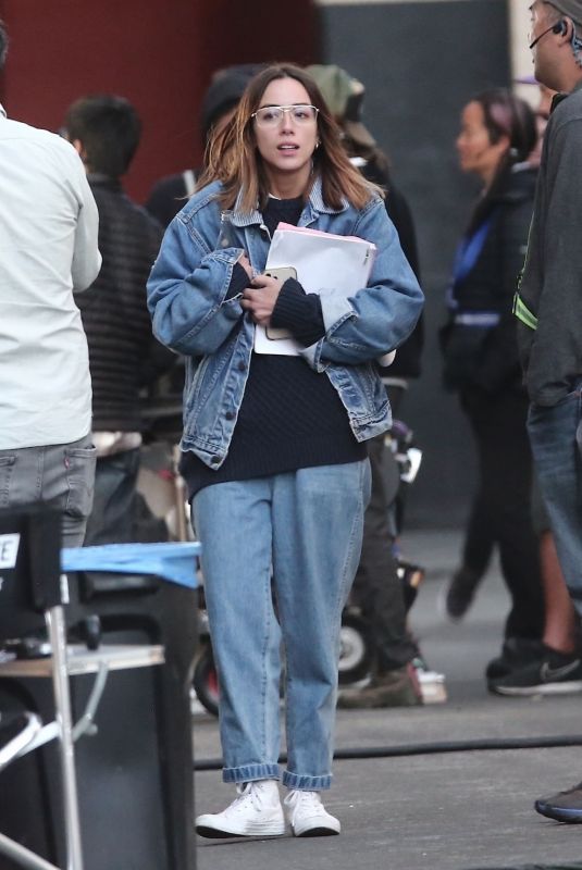 CHLOE BENNET on the Set of Interior Chinatown in Los Angeles 05/10/2023