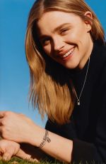CHLOE MORETZ for Louis Vuitton Silver Lockit Bracelets Campaign 2023