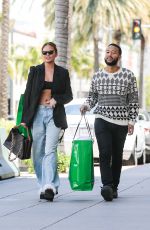 CHRISSY TEIGEN and John Legend Out Shopping on Rodeo Drive in Beverly Hills 05/05/2023